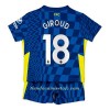 Conjunto (Camiseta+Pantalón Corto) Chelsea Olivier Giroud 18 Primera Equipación 2021/22 - Niño